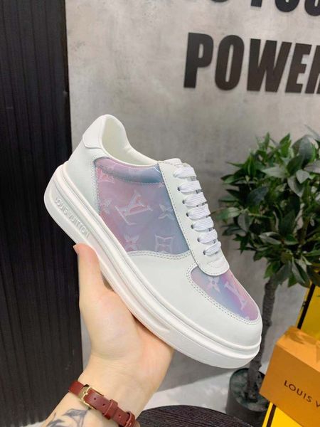 

2020 new fi couple luxury design casual sports shoes leather sneakers daily casual shoes
