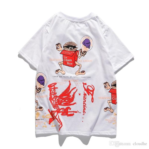 

2020 new mens t shirts summer i feel like pablo tee short sleeve o-neck t shirt kanye west letter print casual tees male clothinge, Black;red