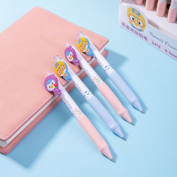 

mechanical pencils cartoon style correctting pen holding posture 0.5mm 0.7mm giving with 1set of leads, Blue;orange