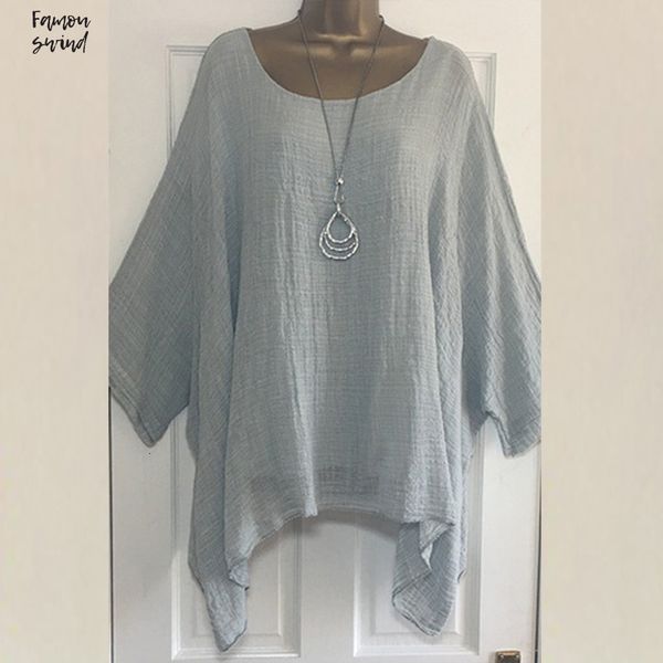 

herfst vrouwen t shirt плюс размер 5xl o batwing постельное повседневный losse женщины рубашка lange mouw тис плюс размер 5xl, White