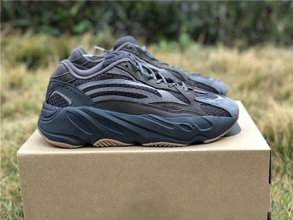 

with box 700 v2 geode brown grey womens mens basketball sports shoes kanye west 700s men women brand luxury sneakers