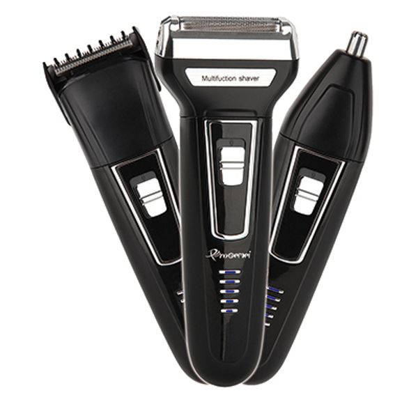 

3in1 kit electric shaver beard shaving machine for men rechargeable electric razor facial cleaning shaver foil electronic body