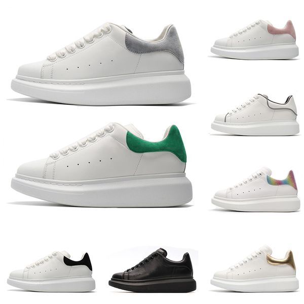 

New Luxury Designer brand Shoes Womens Mens trainers 3m REFLECTIVE Leather Platform Shoes Flat Casual Party Wedding Suede Sports Sneakers