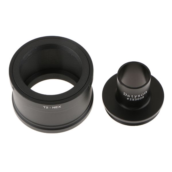 

t t2 ring for sony e nex nex3 nex5 nex7 camera lens + 23.2mm microscope mount tube - black
