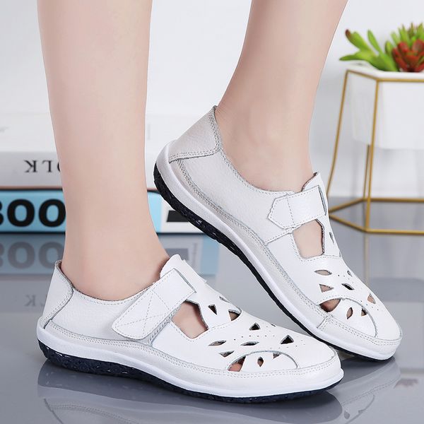 

soft bottom women flats genuine leather mother shoes comfort oxford shoes for women loafers moccasins big size 42, Black