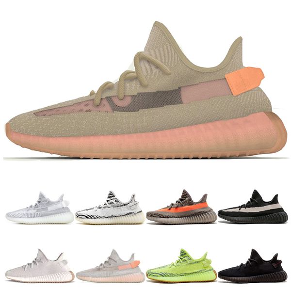 

New arrive Clay Running Shos for men women Beluga Black butter Cream Bred Copper Black Red True Form Zebra Kanye West Sneakers sports