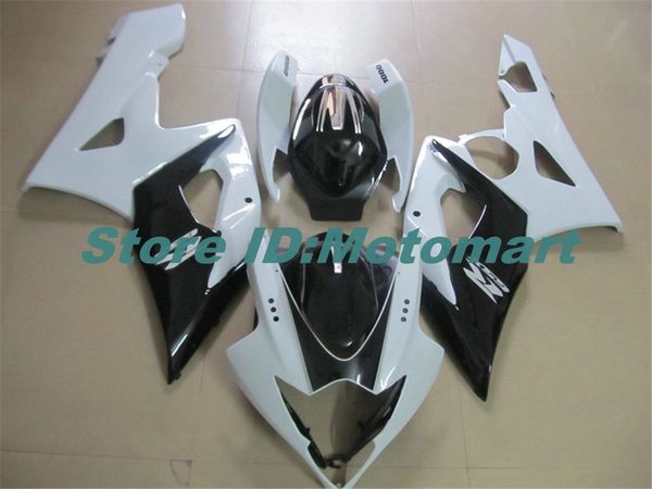 Kit carenatura stampo ad iniezione per SUZUKI GSXR1000 2005 2006 GSX R1000 GSXR 1000 K5 05 06 Set carenature + regali nero bianco SG99