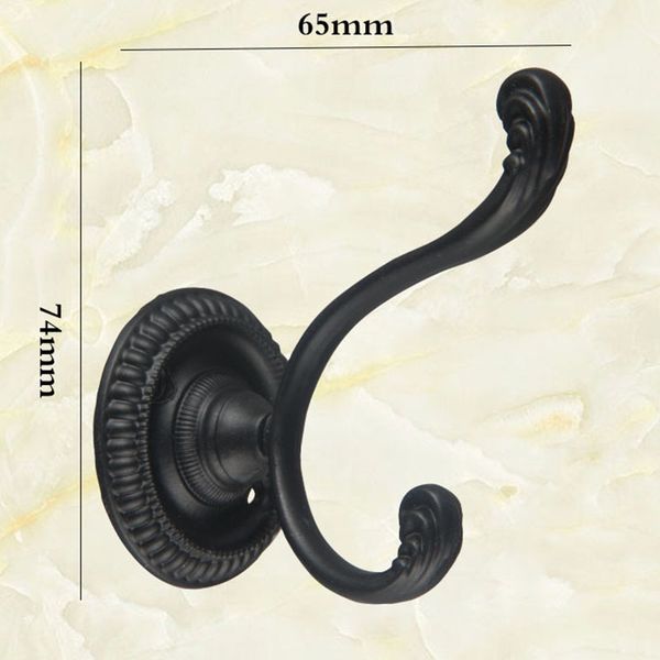 

5pcs clothes hooks robe hanger hat coat antique kitchen decor zinc alloy
