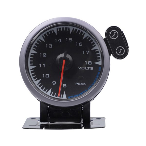 

new car voltmeter voltage gauge 8~18v 2.5 inch 60mm 7 color light for 12v vehicle