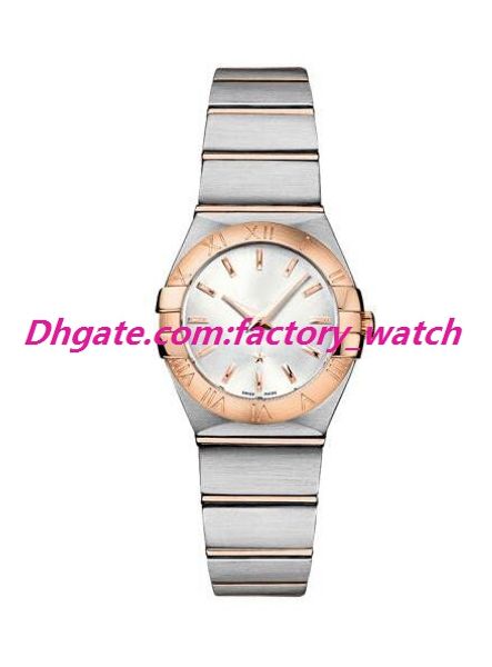 

luxury watch constellation 123.20.24.60.02.001 ladies ss pg wrist watch excellent 24mm quartz movement fashion ladies watches wristwatch