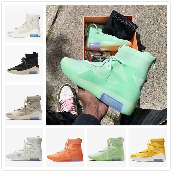 

air fear of god 1 men shoes fog boots light bone black sail oatmeal amarillo basketball shoes mens sports zoom sneakers