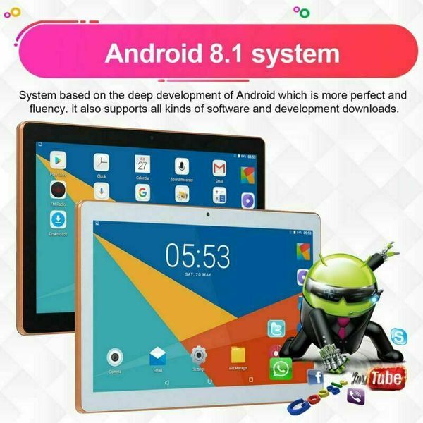 

10 1 039 039 android 8 1 tablet pc 8g 128g ten core dual im camera wifi phablet gp
