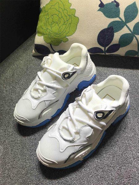 

height increasing designer new luxury contrast color triple-s ladies shoes retro dad shoes genuine 35 yards to 40 orange, Black