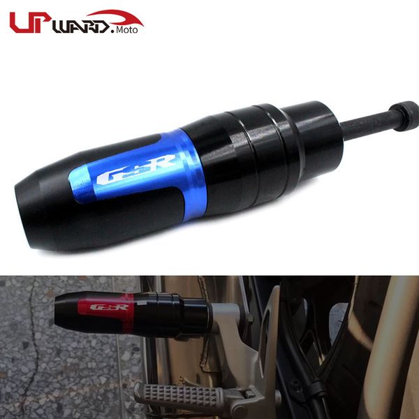 

for gsr400 gsr600 gsr750 gsr 400 600 750 motorcycle cnc frame crash pads exhaust sliders crash protector with logo