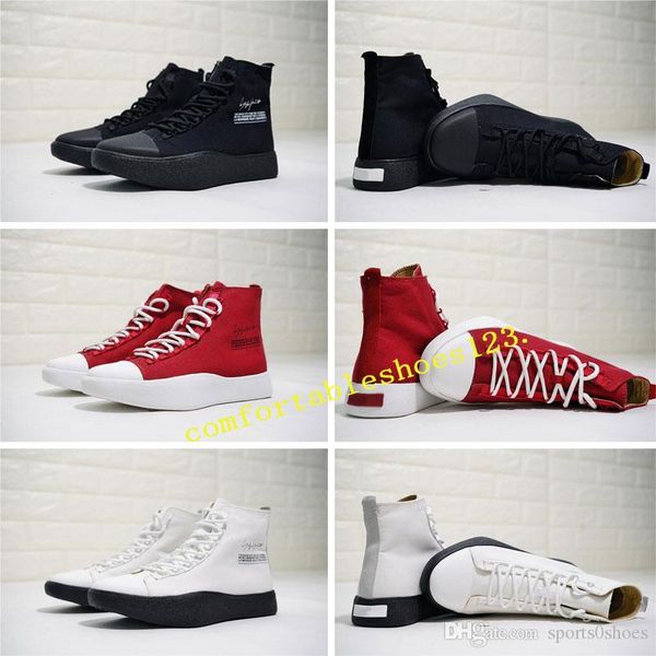 

new fw18 y-3 bashyo trainer sneakers for men women all black white red trainer shoes y3 sneakers shoes