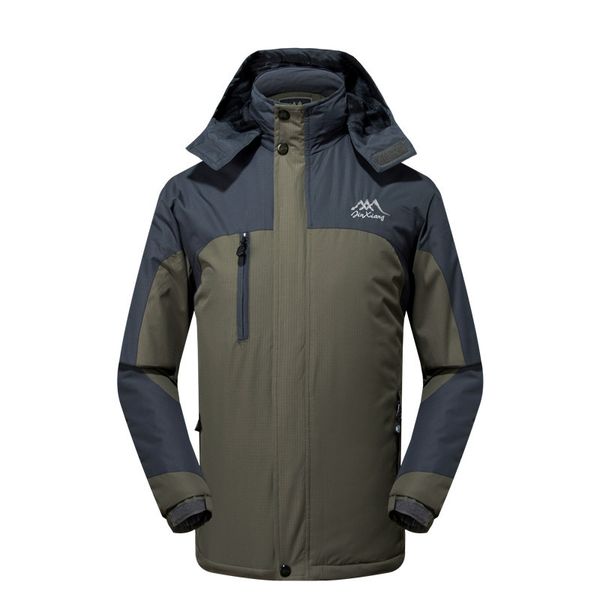 

raincoat jacket mountain climbing riding clothes warm autumn & winter new style outdoor single layer couple's men's assault jack, Tan;black