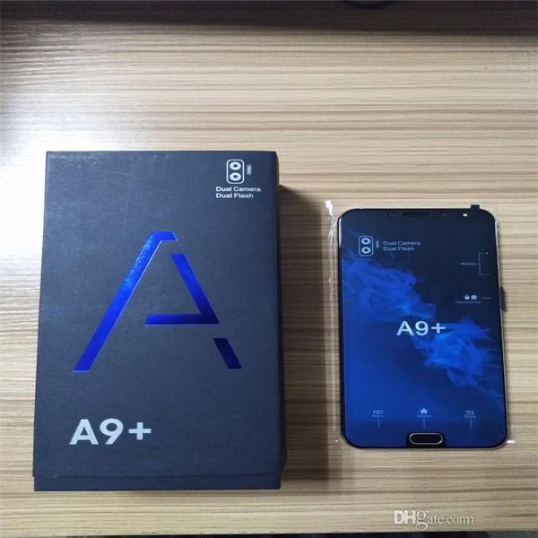 

dhl a9+ unlocked smartphone a9+ unlocked smartphone goophone a9 plus 4g lte 6.0'' octa core 1/8g fake 4gb ram 256gb rom with finge