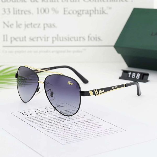 

человек дизайн солнцезащитных очки лето мужской марка пляж очки uv400 188 4color дополнительного высокого качества с коробкой, White;black