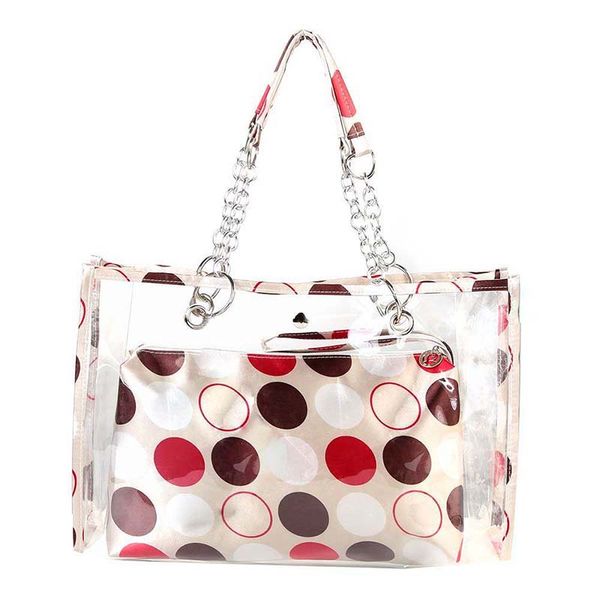 

transparent beach bag fashion swimwear wallet shoulder bags casual work bag for women