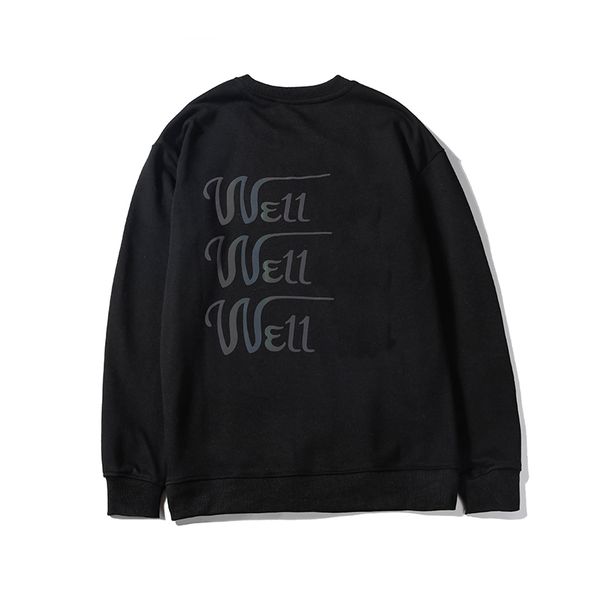 

2019 new sweatshirt designer brand spring winter men woemens well word letters print long sleeve blouse sweatshirts lsy98299, Black