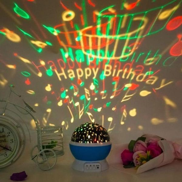 

lightme звезд звездное небо светодиодный ночник-проектор лунный светильник аккумулятор usb подарки детям детская спальня лампа энергосберега