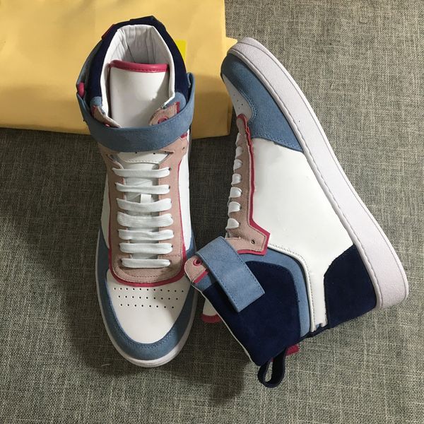 

2020 designer r boot rainbow trainer for men high flower casual motifs casual shoes, Black