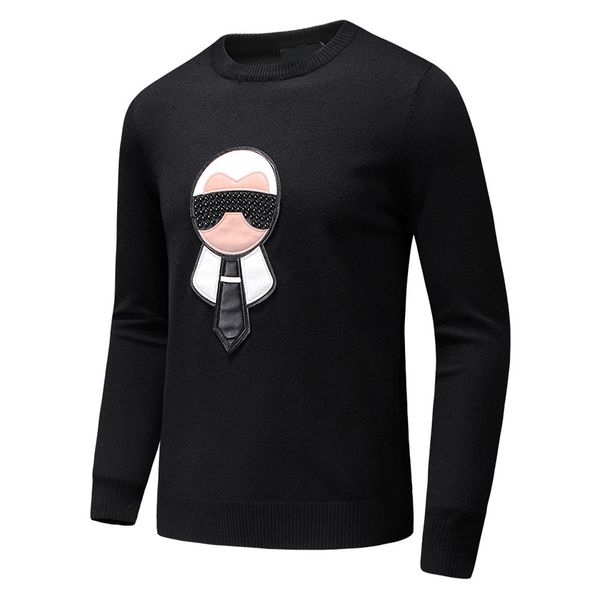 

2020 new designer sweater pullover men brand hoodie long sleeve luxury sweatshirt mens autumn knitwear winter mens clothing -3xl, White;black