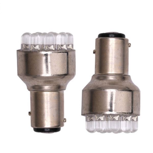 

Тормоза поворота лампы фары-бей 15D 1157 DC 12 в белый авто 12х LED света автомобиля 6000-8000k