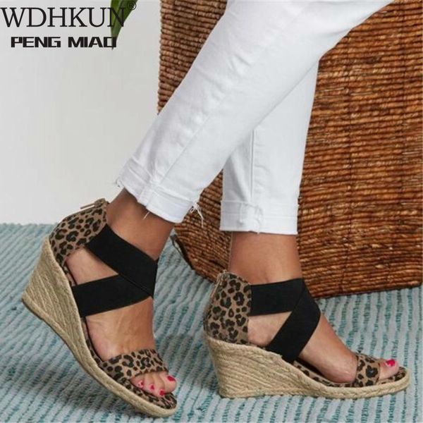 

platform wedges sandals women summer gladiator casual shoes ladies high-heeled sandals outdoor beach mujer plus size 35-43, Black