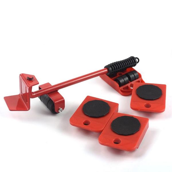 

5 in 1 moving heavy object handling tool household furniture mobile device labor saving crowbar hand tool set