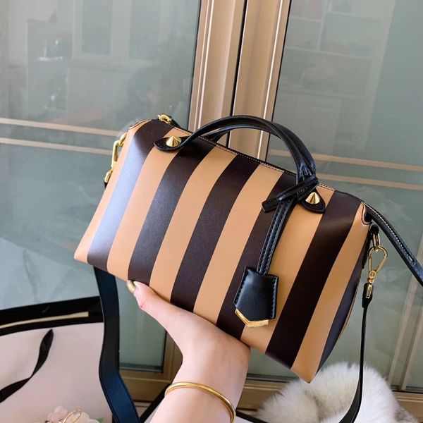 

designer handbag women pillow bags stripes good quality leather textured #cfy2002267
