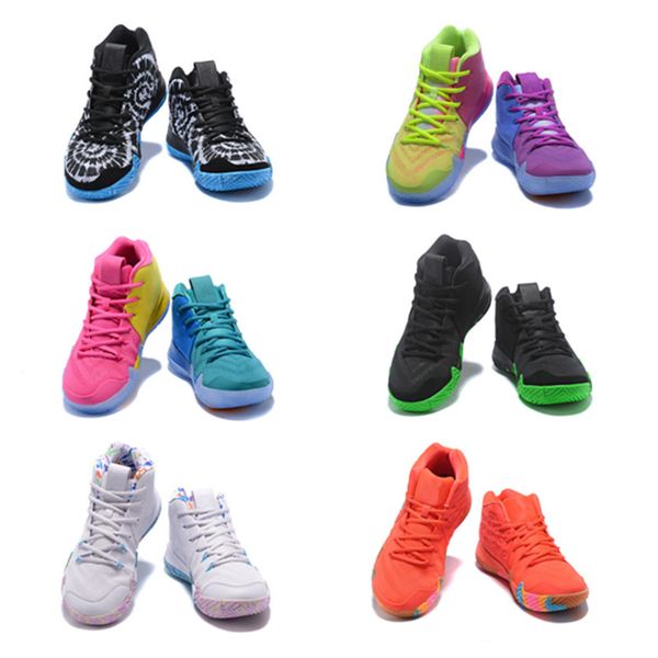 

children basketball shoes 2019 4 4s confetti color kids sports shoes youth big boys girls basketball sneakers size 36-40, Black