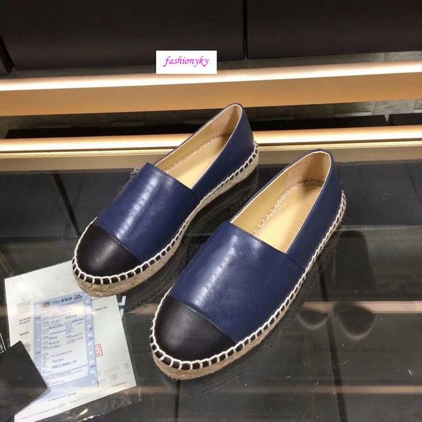 

original boxwomens classic summer sandals brand espadrilles fisherman shoe low heel leather leisure shoes many color, Black