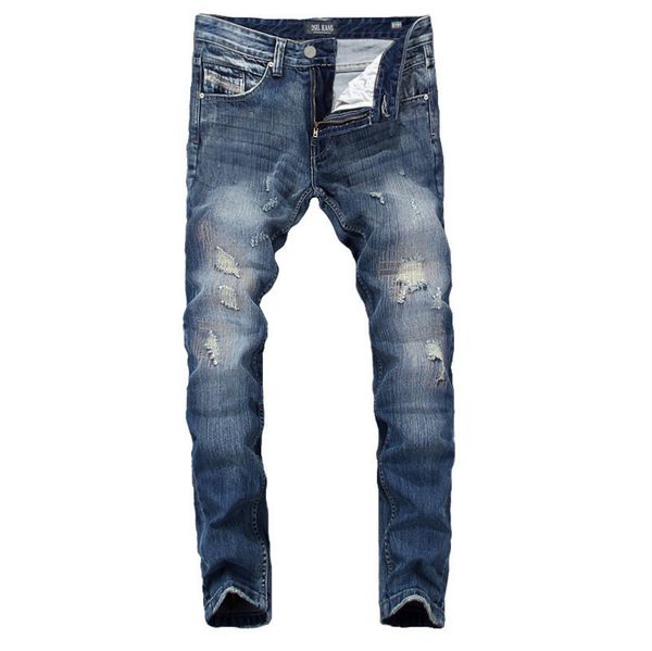 Compre Top Caliente Pantalones Vaqueros Para Hombre De Color Azul