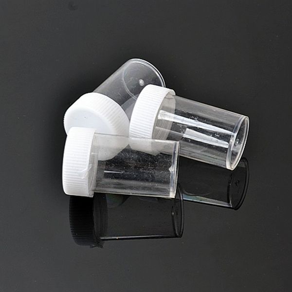 

storage bottles & jars 10pcs portable plastic refillable empty jar box travel makeup nail art bead container round transparent cream bottle