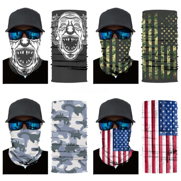 

multi function magic face scarves magic tube skull scarf seamless bandanas scarves outdoor men riding headband headskull scarf neck r #58#56, Blue;black