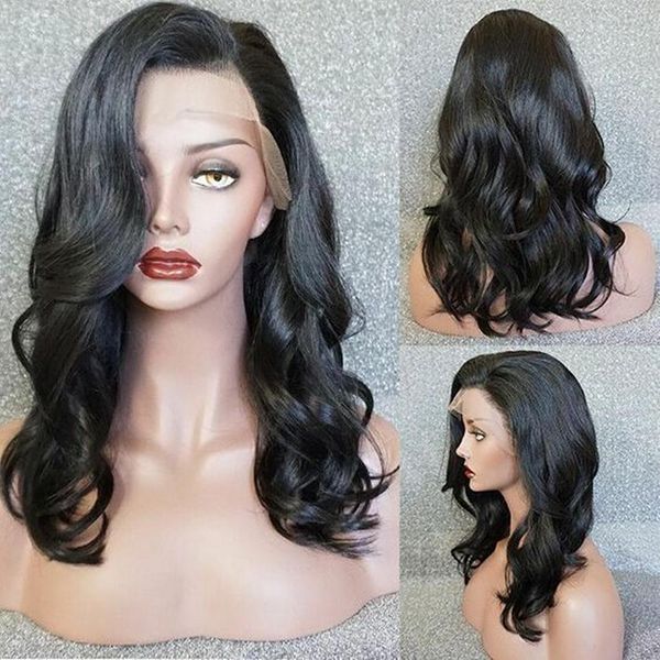 

18inch body wave wig lace front human hair wig for black women pre plucked with baby hair 13*4 lace frontal wig remy hair