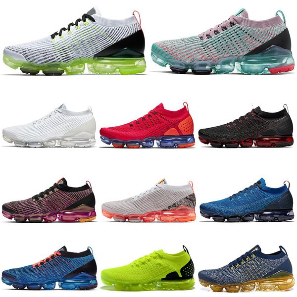 

triple black white running shoes women men 2.0 3.0 run utility south beach oreo laser fuchsia mens trainers sports sneakers 36-45