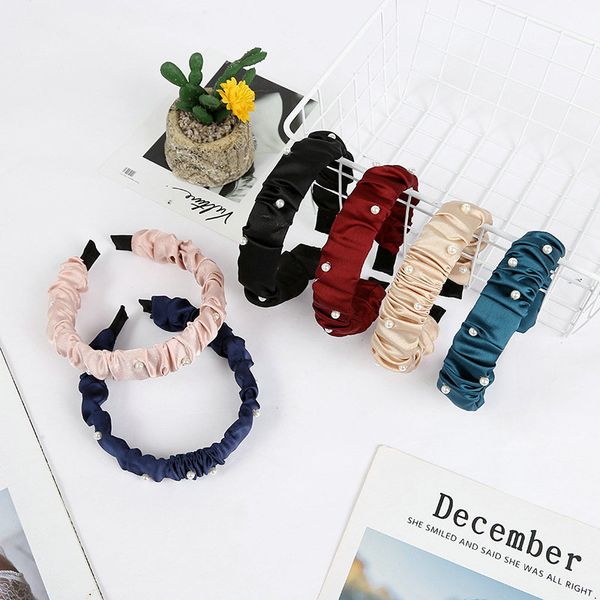 

gold daily face wash hair bundle headband with litter pearl alice band cerchietto aliceband cat hairband hairbands comecase ooztm, Black;brown