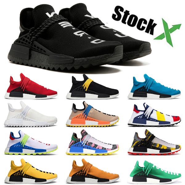

2020 new arrival mens running shoes human rece nmd nerd triple black white sample yellow pale nude designer sneakers women size 36-47