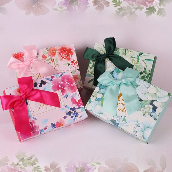 

small present kraft cardboard chocolate boxes candy box wedding gift packaging