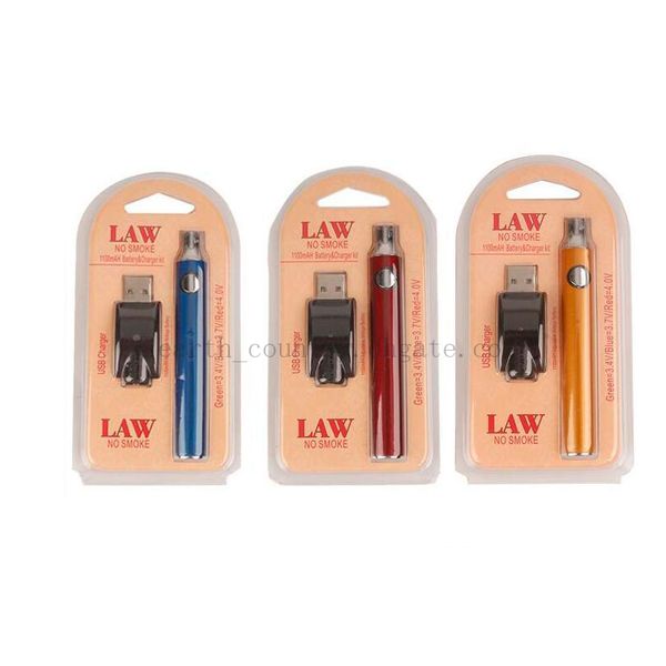 

Law Preheating VV Battery Charger Kit 350/650/1100mAh PreHeat Vap Pen Bud Touch Variable Voltage Vape Battery For CE3 Thick Oil Cartridge