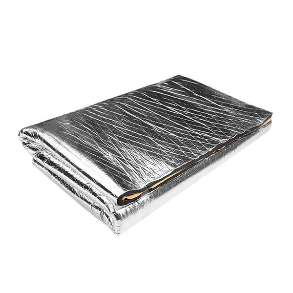 

10.76sqft car noise sound deadener deadening insulation mat waterproof and moistureproof 40 inch x 40 inch(100x100x1cm
