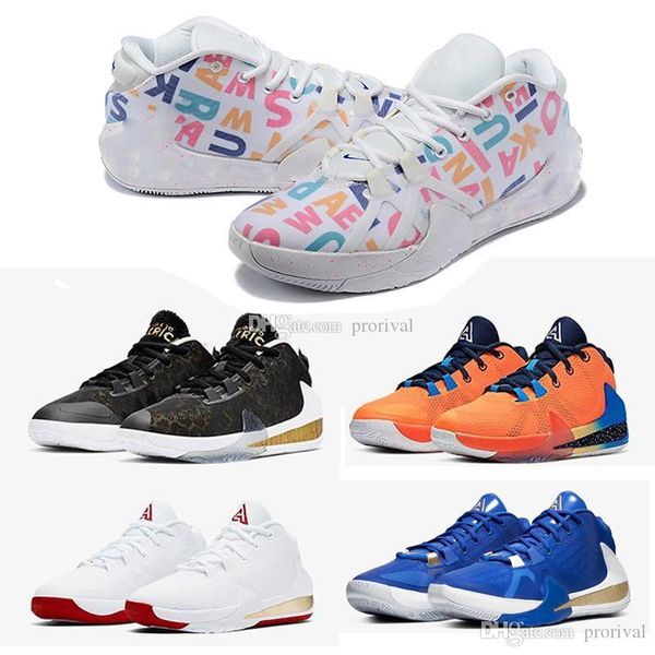

new mens giannis antetokounmpo zoom freak 1 fiba greece orange america signature basketball shoes sport designer sneakers size 40-46
