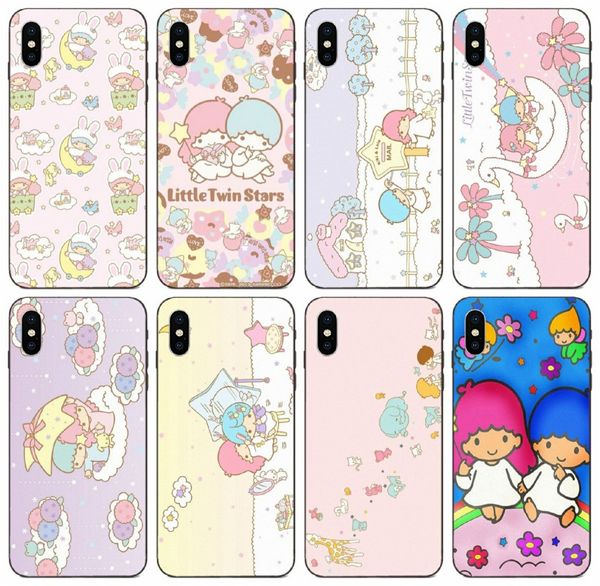 

[tongtrade] little twin stars case for iphone 11 pro max x xs 8s 8 7s 7 6s 6 samsung a90 a9s alpha g850 huawei nova 2 5 pro xiaomi a1 case