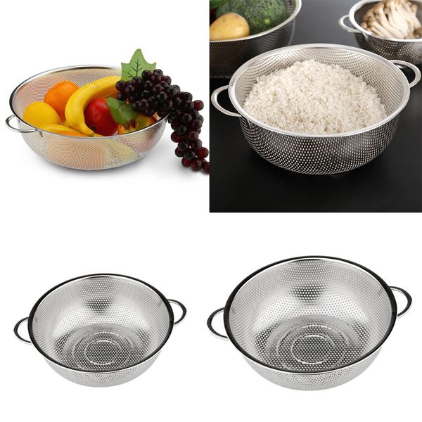 

2pcs colander strainer vegetable sifter spaghetti drainer basket storage