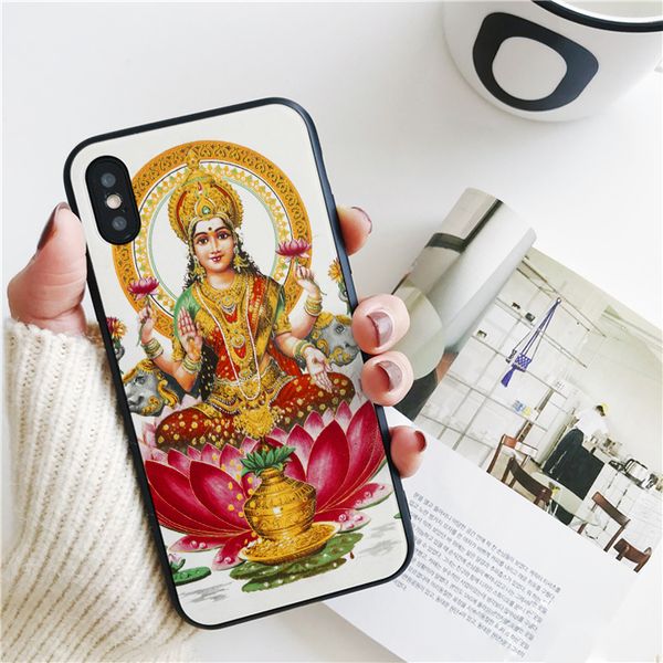 

часть fundas роскошные лакшми индуистских богиня чехол для iphone 11 про хз макс xr и чехол для iphone 8 7 6s плюс 5s юв чехол мягкий силико