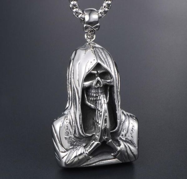 Collana del cranio di morte dei nuovi uomini del pendente di modo di personalità della nuova retro collana