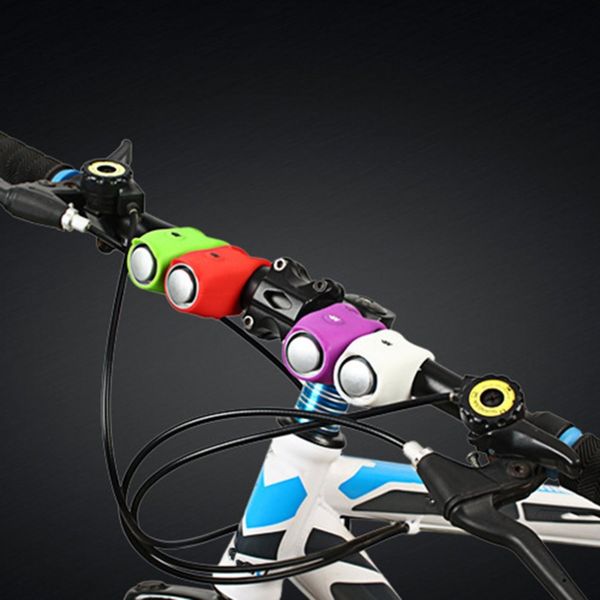 

120 db electric bike bicycle horn alarm bells waterproof safety mtb cycling handlebar bell ring bicycle accessories