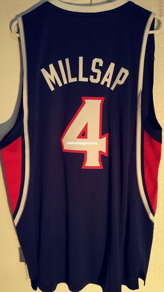

ncaa retro ad 2015-16 jersey #4 paul millsap navy mens stitched vintage sleeveless vest jerseys, Black;blue